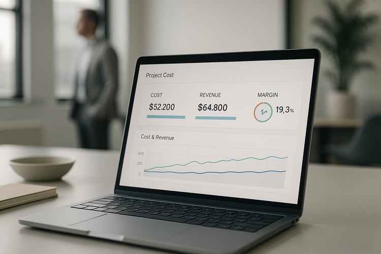 Seguimiento de Costos de Proyecto en Tiempo Real Sin Equipo Financiero